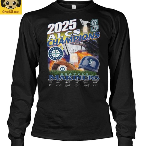 2025 ALCS Champions Seattle Mariners T Shirt