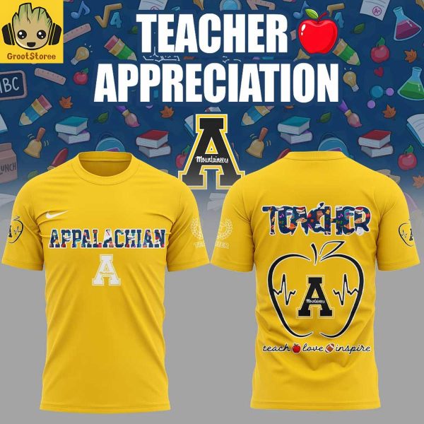 Appalachian State Mountaineers Teachers Appreciation 2025 Hoodie Shirt