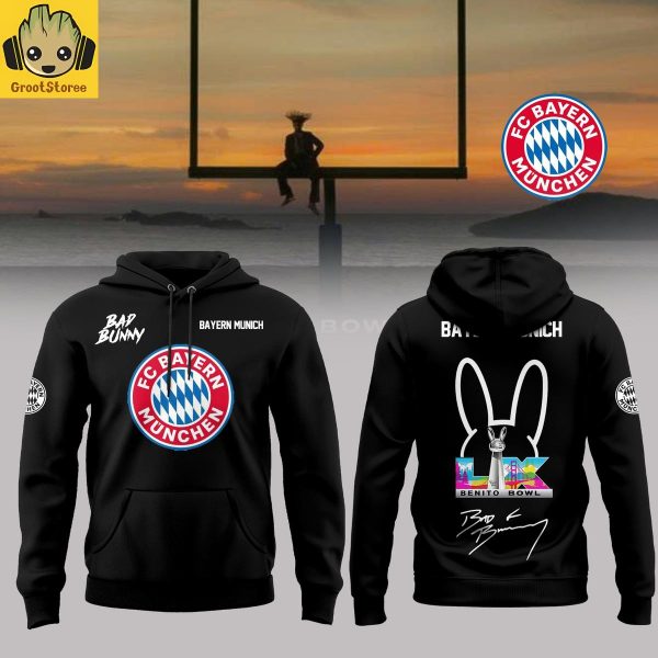 Bayern Munich x Bad Bunny Benito Bowl Hoodie Shirt