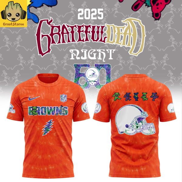 Cleveland Browns Grateful Dead Night 60th Anniversary Hoodie Shirt