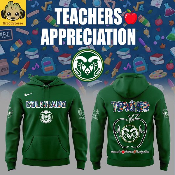 Colorado State Rams Teachers Appreciation 2025 Hoodie Shirt