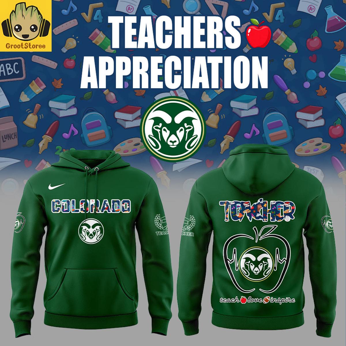 Colorado State Rams Teachers Appreciation 2025 Hoodie Shirt Colorado State Rams Teachers Appreciation 2025 Hoodie Shirt