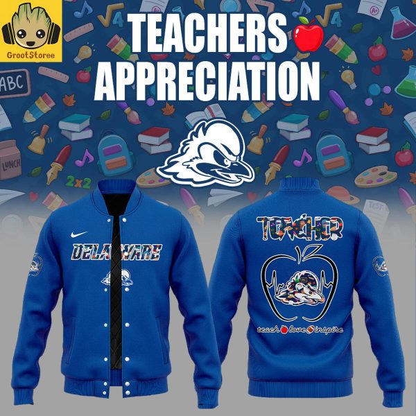 Delaware Fightin Teachers Appreciation 2025 Baseball Jacket