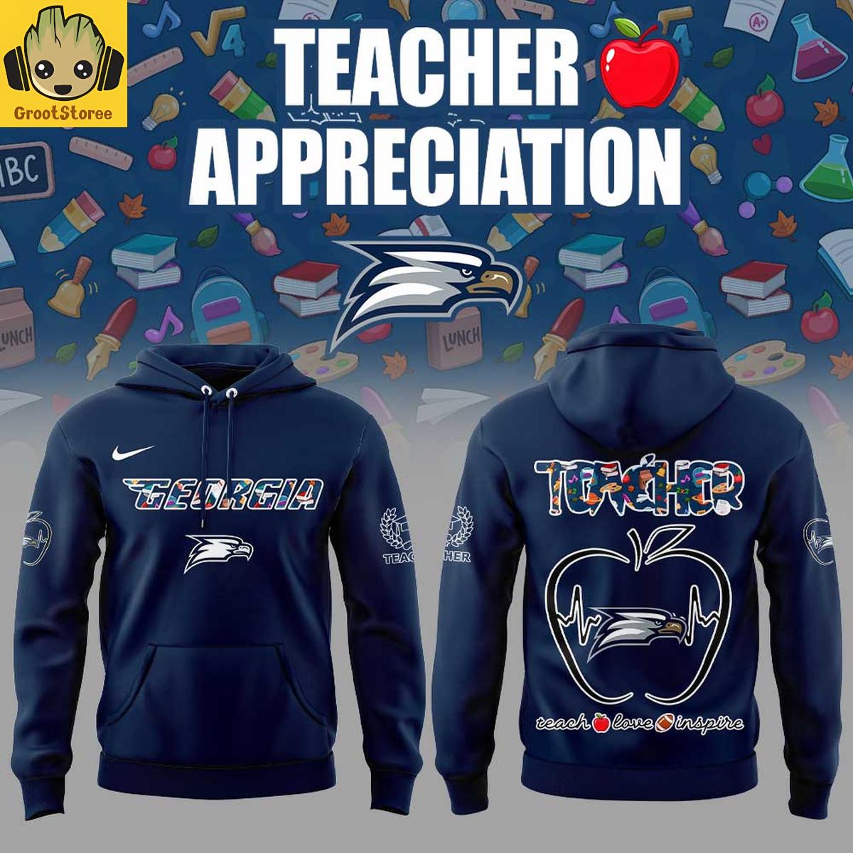 Georgia Southern Eagles Teachers Appreciation 2025 Hoodie Shirt Georgia Southern Eagles Teachers Appreciation 2025 Hoodie Shirt