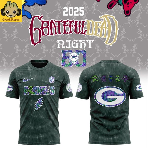 Green Bay Packers Grateful Dead Night 60th Anniversary Hoodie Shirt