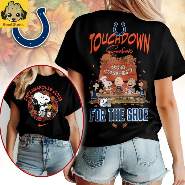 Indianapolis Colts x Snoopy Peanuts Thanksgiving Touchdown Season Shirt
