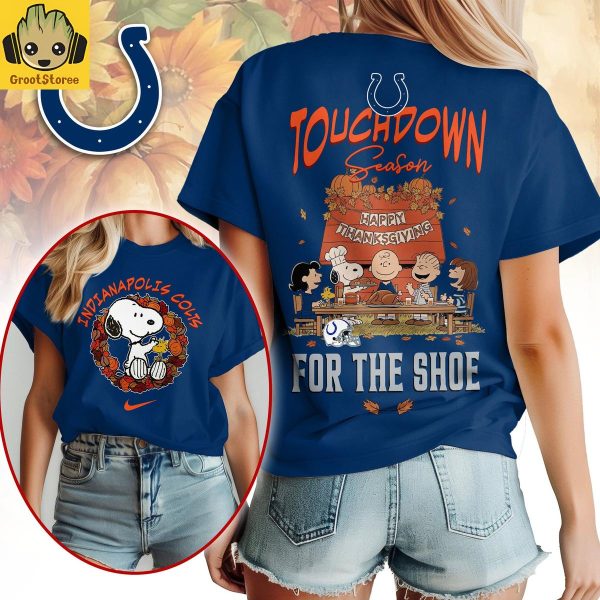Indianapolis Colts x Snoopy Peanuts Thanksgiving Touchdown Season Shirt