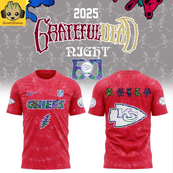 Kansas City Chiefs Grateful Dead Night 60th Anniversary Hoodie Shirt