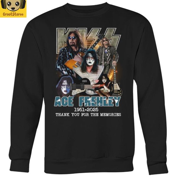 Kiss Band Ace Frehley 2025 Memories T Shirt