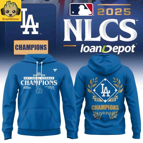 Los Angeles Dodgers 2025 NL Champions Hoodie Shirt