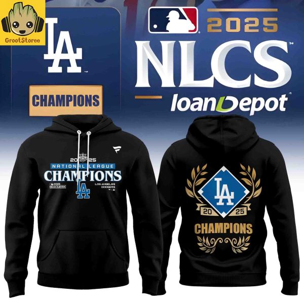 Los Angeles Dodgers 2025 NL Champions Hoodie Shirt