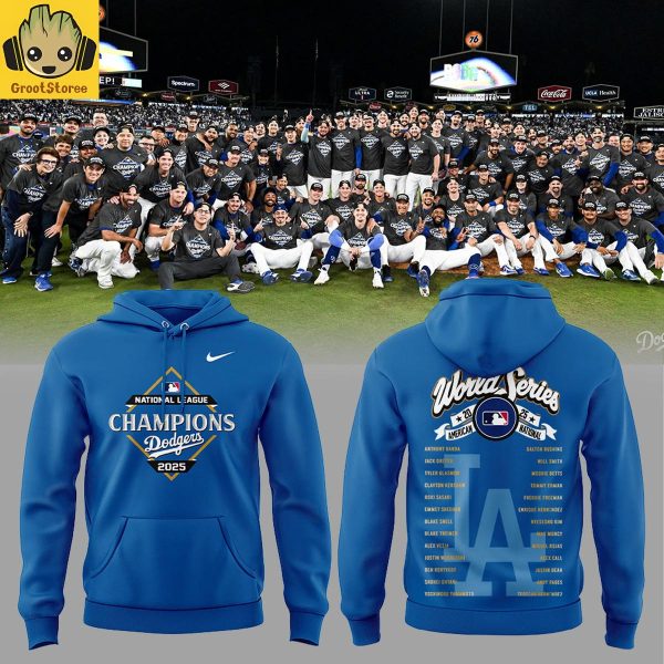 Los Angeles Dodgers Back To Back NL Champions 2025 Hoodie Shirt