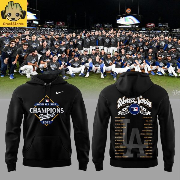 Los Angeles Dodgers Back To Back NL Champions 2025 Hoodie Shirt