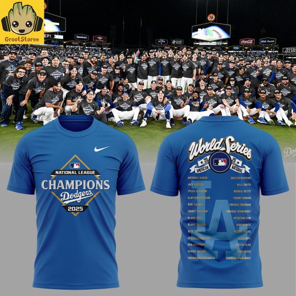 Los Angeles Dodgers Back To Back NL Champions 2025 Hoodie Shirt