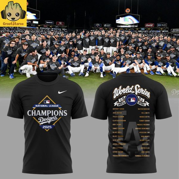 Los Angeles Dodgers Back To Back NL Champions 2025 Hoodie Shirt