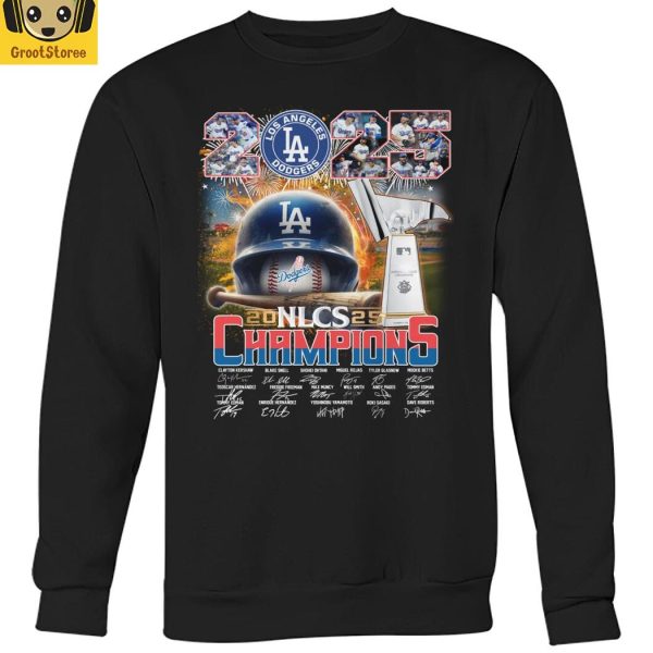 Los Angeles Dodgers NL Champions 2025 T Shirt