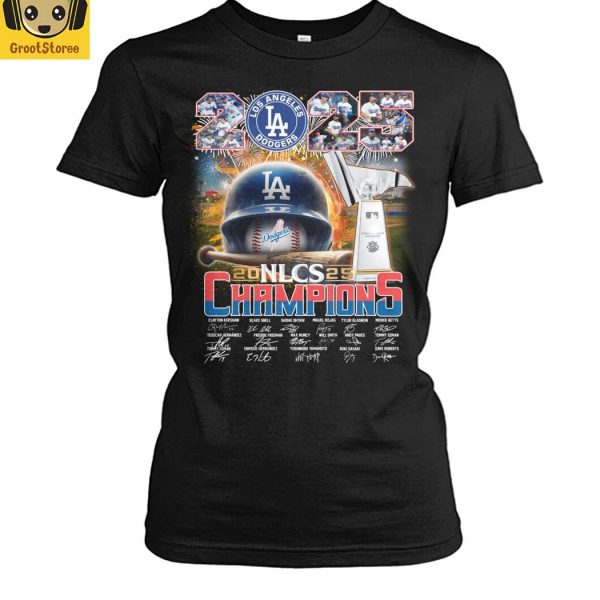 Los Angeles Dodgers NL Champions 2025 T Shirt