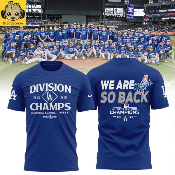 Los Angeles Dodgers NL Champions We Are Back 2025 Hoodie Shirt