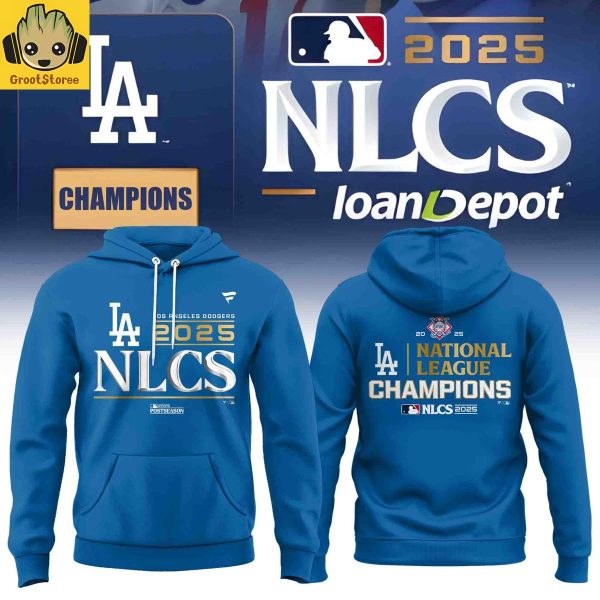 Los Angeles Dodgers National League 2025 Champions Hoodie Shirt