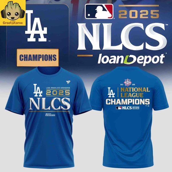 Los Angeles Dodgers National League 2025 Champions Hoodie Shirt