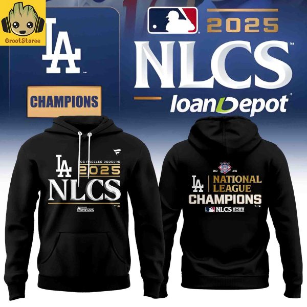 Los Angeles Dodgers National League 2025 Champions Hoodie Shirt