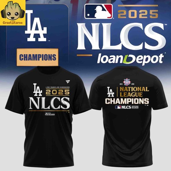 Los Angeles Dodgers National League 2025 Champions Hoodie Shirt