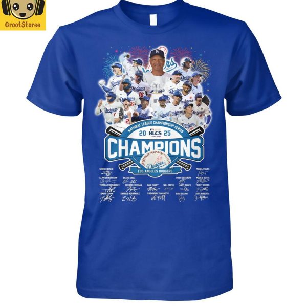 Los Angeles Dodgers National League Champions Series 2025 T Shirt