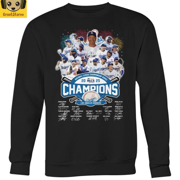 Los Angeles Dodgers National League Champions Series 2025 T Shirt