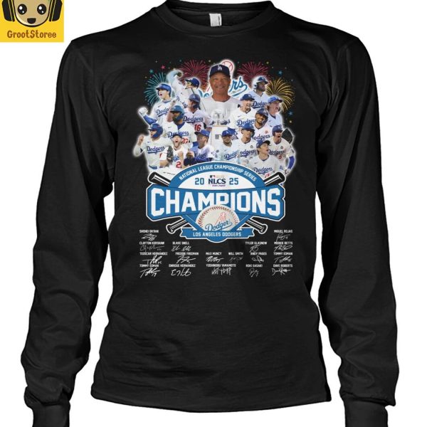 Los Angeles Dodgers National League Champions Series 2025 T Shirt
