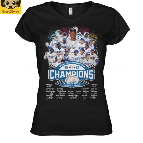 Los Angeles Dodgers National League Champions Series 2025 T Shirt