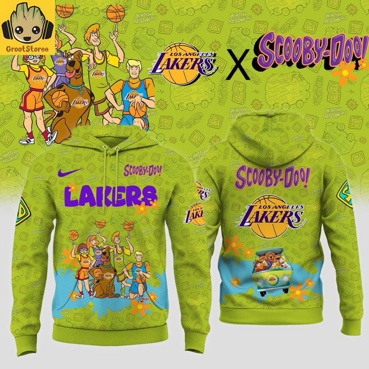 Los Angeles Lakers x Scooby Doo Night 2025 Hoodie Shirt Los Angeles Lakers x Scooby Doo Night 2025 Hoodie Shirt