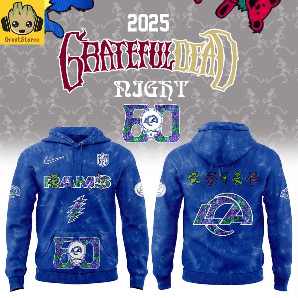 Los Angeles Rams Grateful Dead Night 60th Anniversary Hoodie Shirt