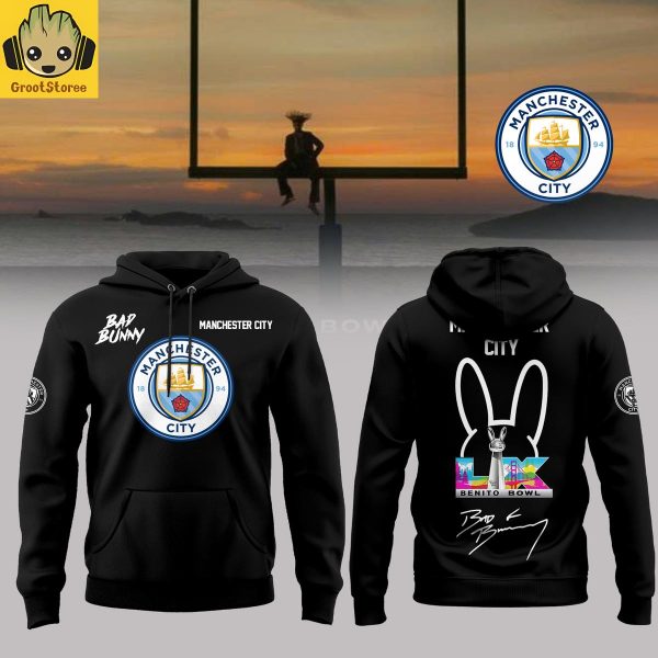 Manchester City x Bad Bunny Benito Bowl Hoodie Shirt