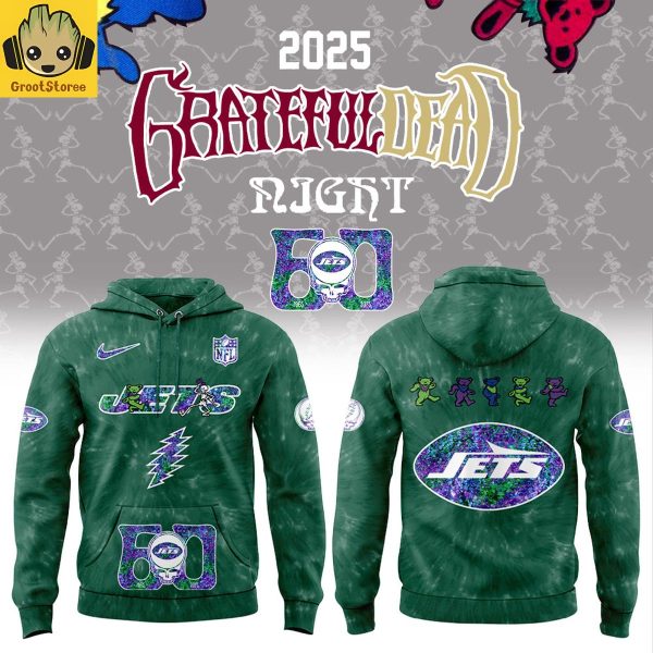 New York Jets Grateful Dead Night 60th Anniversary Hoodie Shirt
