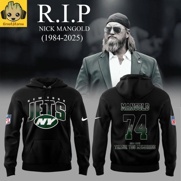 New York Jets Legend Nick Mangold Thanks For Memories 2025 Hoodie Shirt