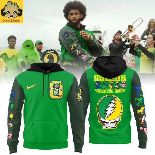 Oregon Ducks x Grateful Dead Celebrating Hoodie Shirt