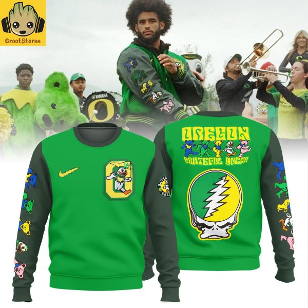 Oregon Ducks x Grateful Dead Celebrating Hoodie Shirt
