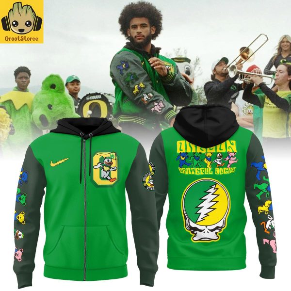 Oregon Ducks x Grateful Dead Celebrating Hoodie Shirt