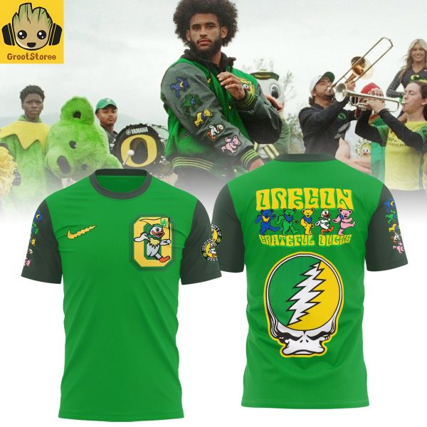 Oregon Ducks x Grateful Dead Celebrating Hoodie Shirt