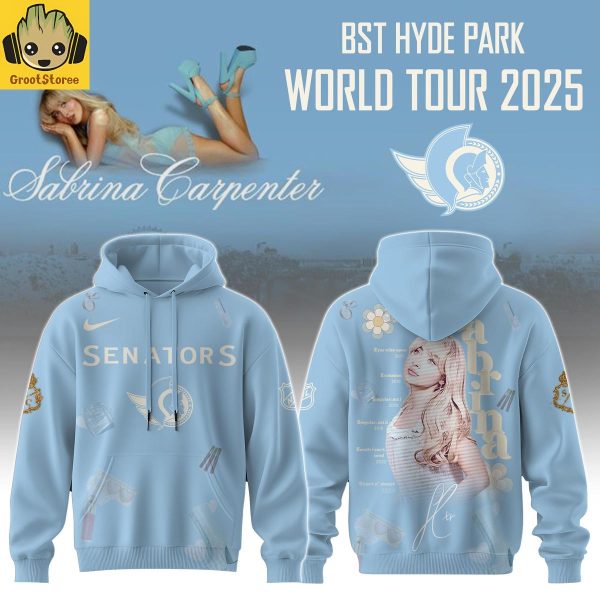 Ottawa Senators x Sabrina Carpenter Short N’ Sweet Tour Hoodie Shirt