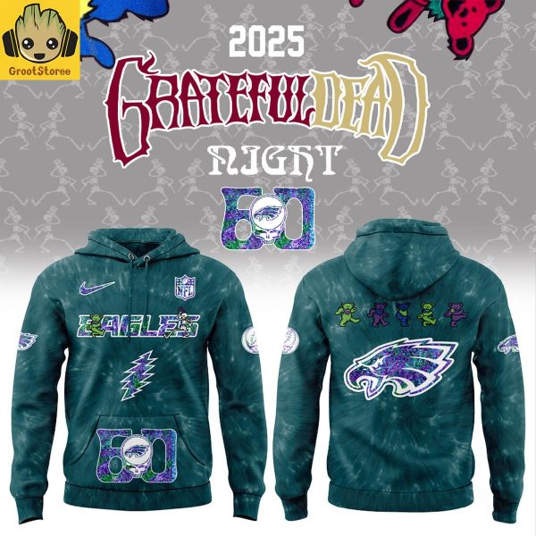 Philadelphia Eagles Grateful Dead Night 60th Anniversary Hoodie Shirt