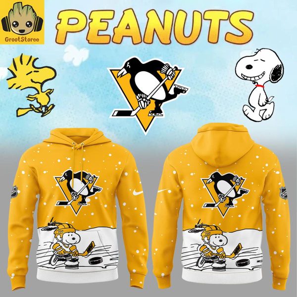 Pittsburgh Penguins Snoopy Peanuts Costumes 2025 Hoodie Shirt