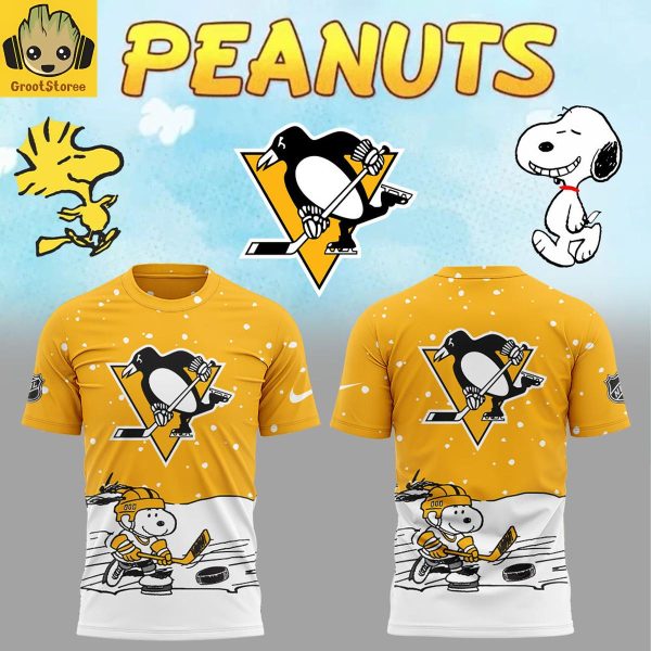 Pittsburgh Penguins Snoopy Peanuts Costumes 2025 Hoodie Shirt