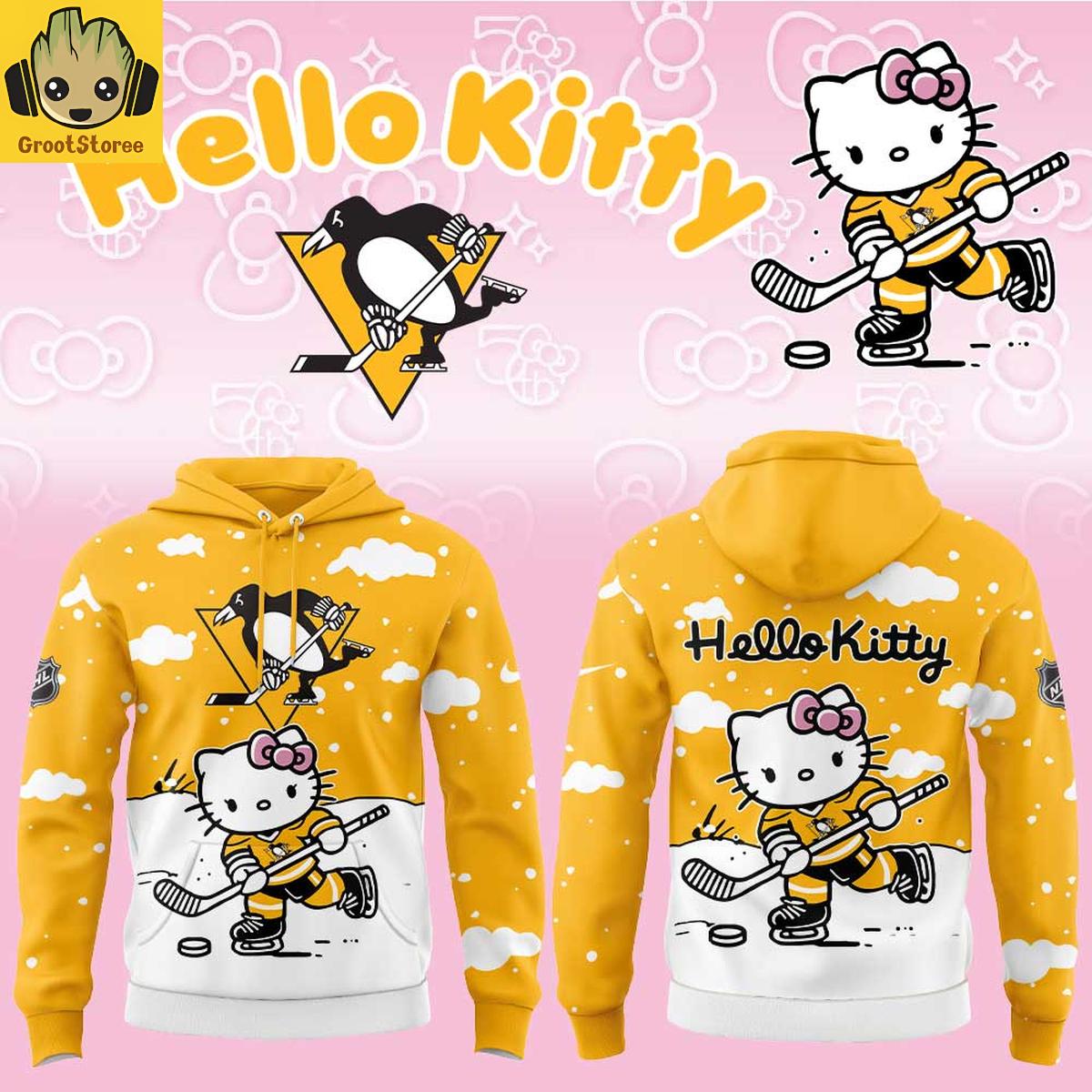 Pittsburgh Penguins x Hello Kitty Christmas 2025 Hoodie Shirt Pittsburgh Penguins x Hello Kitty Christmas 2025 Hoodie Shirt