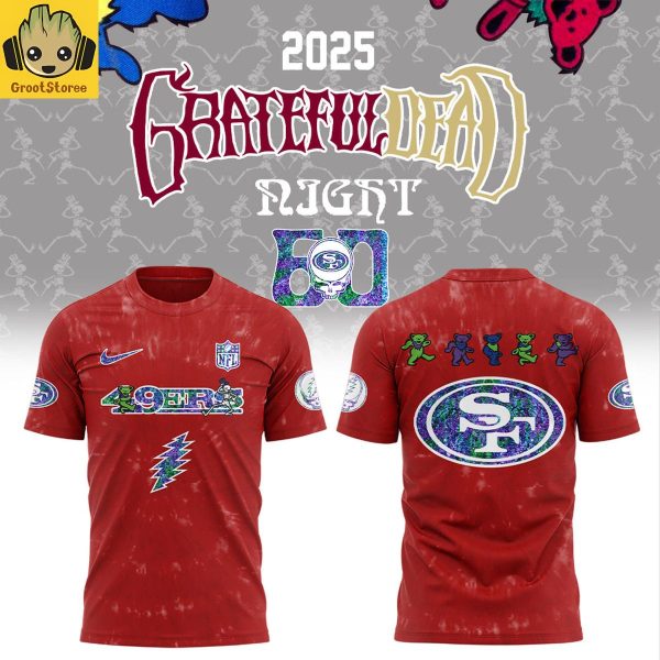San Francisco 49ers Grateful Dead Night 60th Anniversary Hoodie Shirt