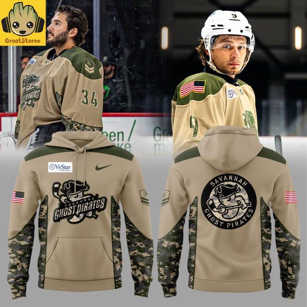 Savannah Ghost Pirates Military Appreciation 2025 Hoodie Shirt