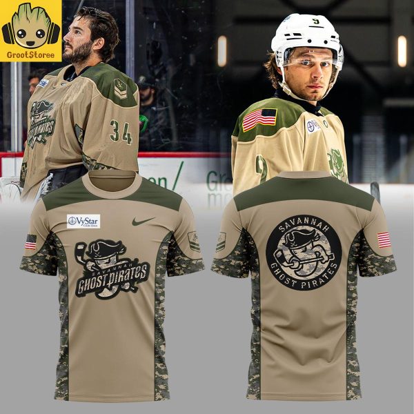 Savannah Ghost Pirates Military Appreciation 2025 Hoodie Shirt