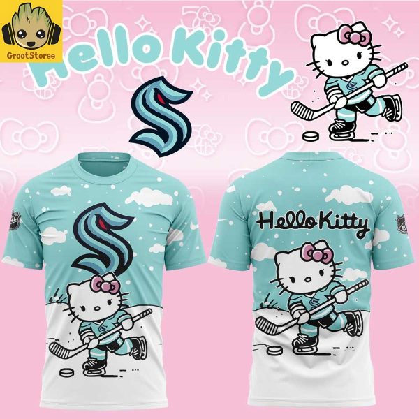 Seattle Kraken x Hello Kitty Christmas 2025 Hoodie Shirt