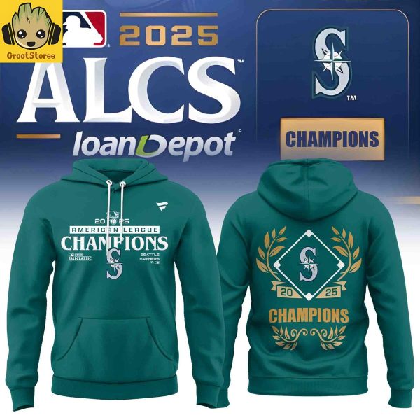 Seattle Mariners American League Champions 2025 Hoodie T Shirt