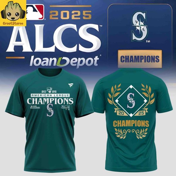 Seattle Mariners American League Champions 2025 Hoodie T Shirt